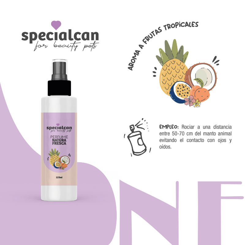 Perfume Natura Fresca para Mascotas - Specialcan