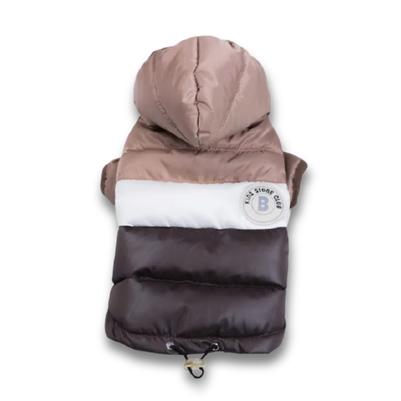 Warmy Marrón - Chaqueta Impermeable de Invierno para Mascotas