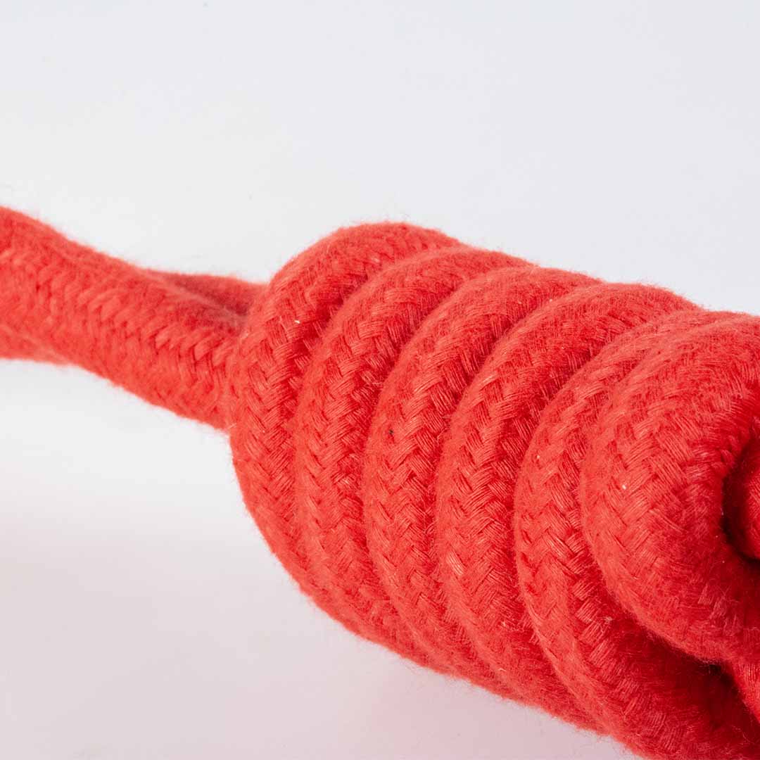 Pelota con Cuerda SWING ME - Rojo/Rosa - DogToy