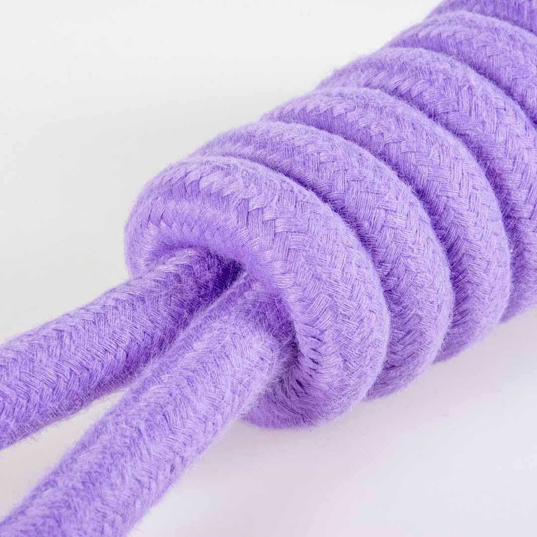 Pelota con Cuerda THROW ME - Lila/Naranja - DogToy