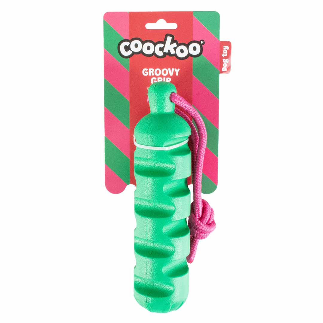 Juguete para Perros GROOVY GRIP - Verde/Rosa - DogToy