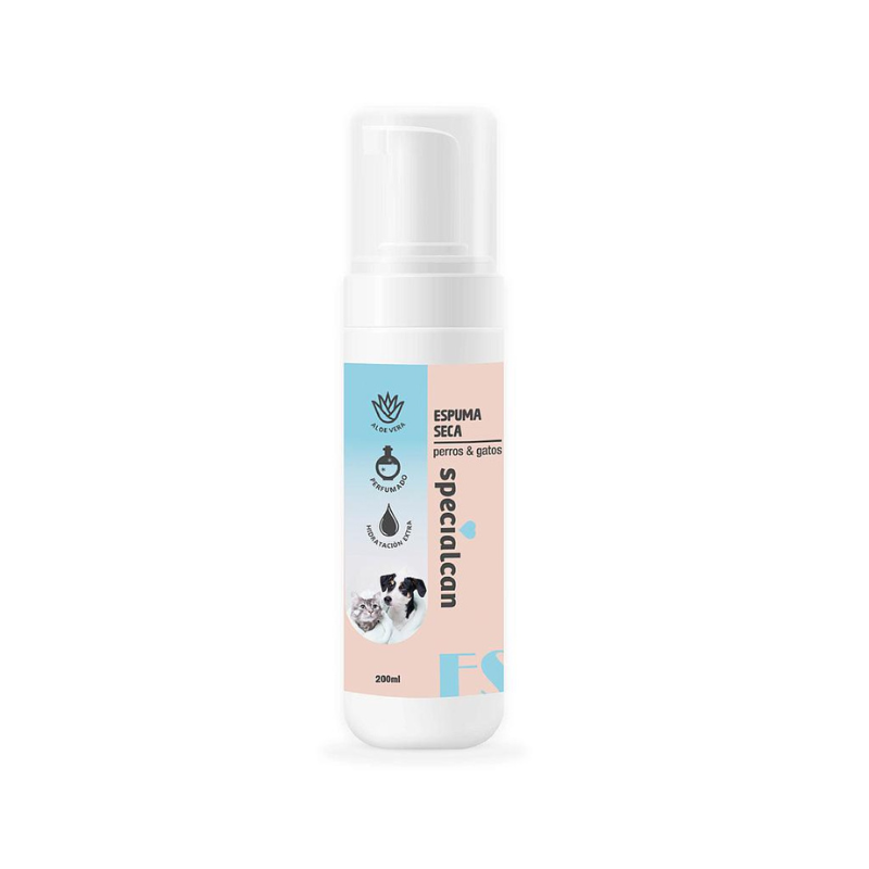 Espuma Seca para Perros 200ML - Specialcan