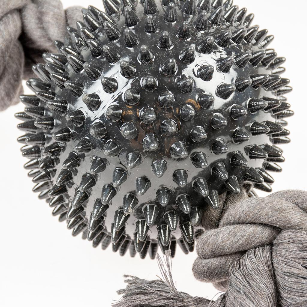 Duvo - ECO Cuerda 3 Nudos y Bola de Goma (11 cm)