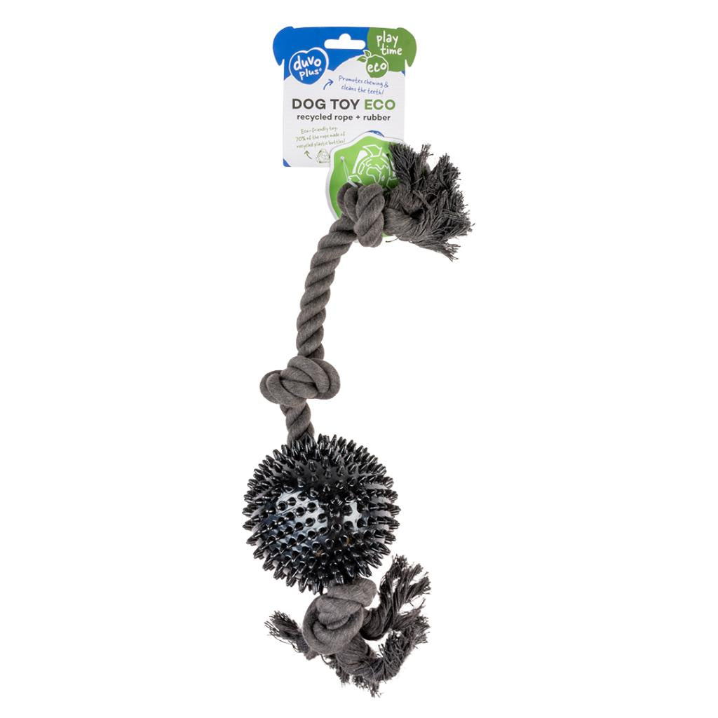 Duvo - ECO Cuerda 3 Nudos y Bola de Goma (11 cm)