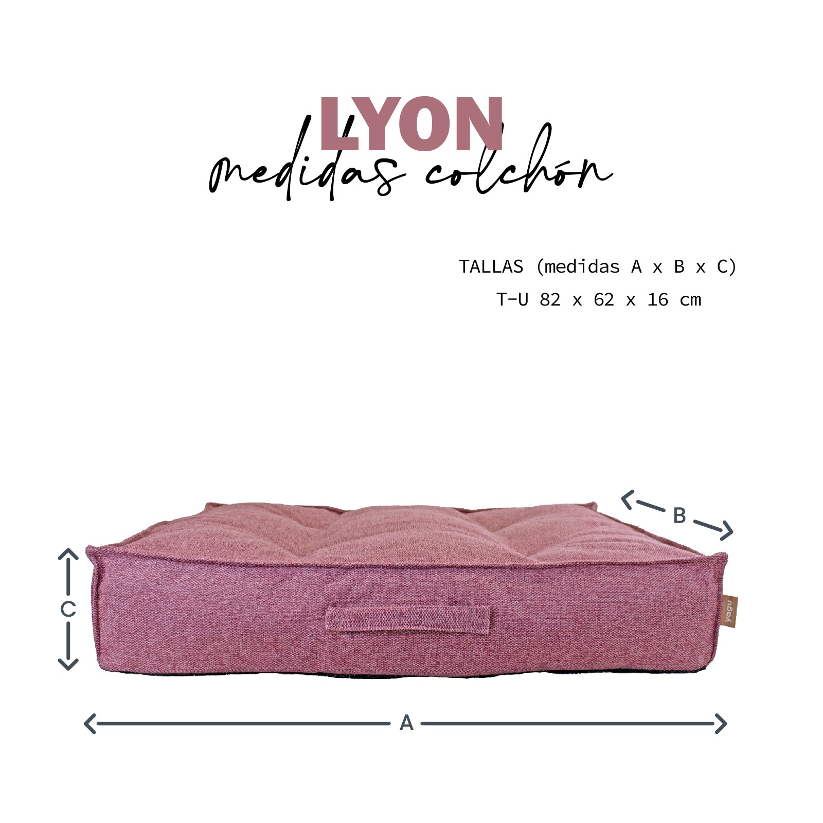 Lyon - Colchón Hermes Rosa YAGU