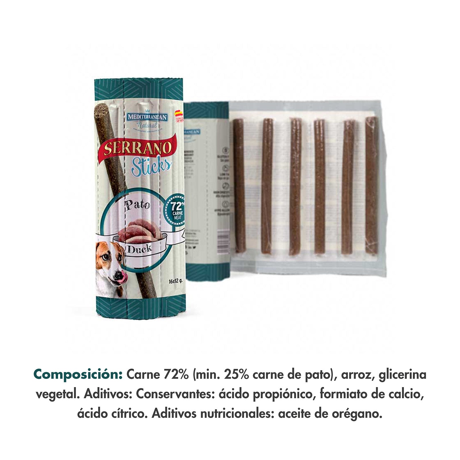 Serrano Sticks - Pato (16 Ud.)