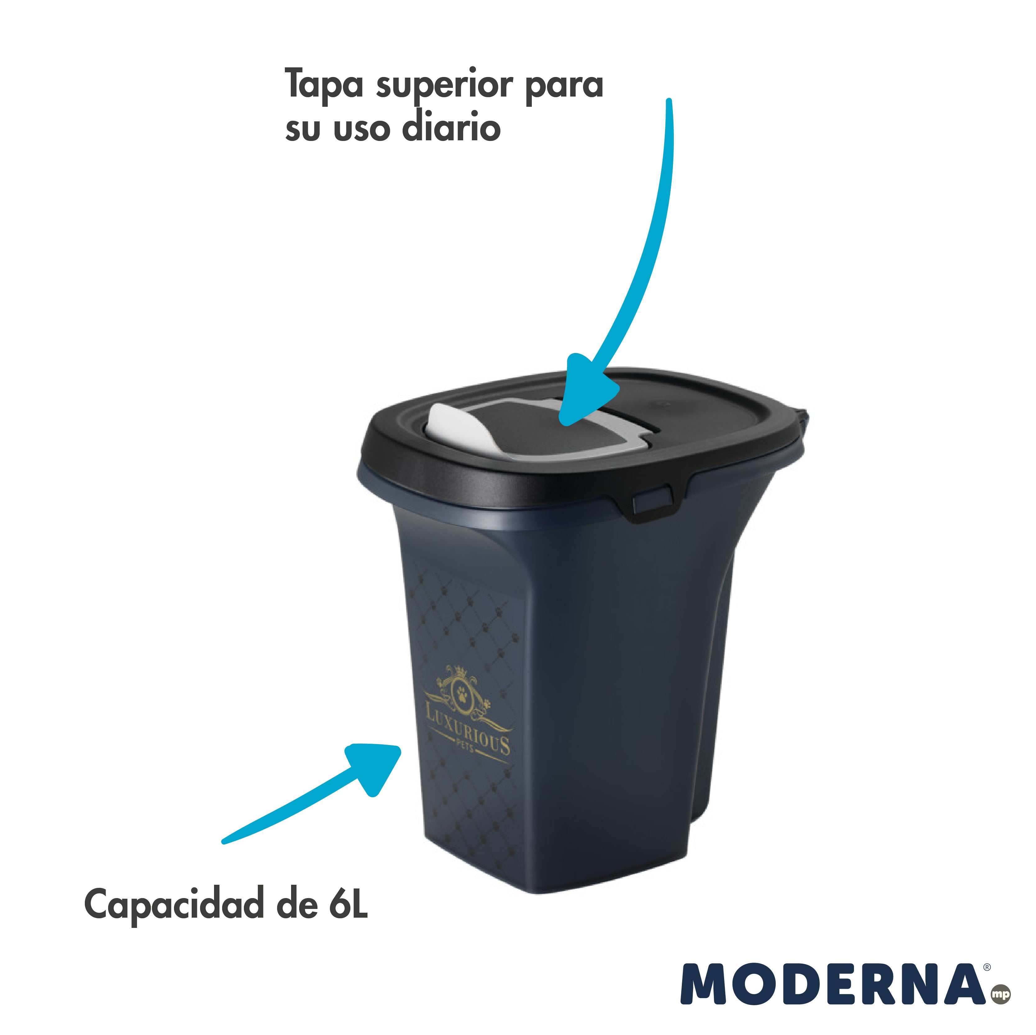 Trendy - Cubo comida Story Luxurious 6L