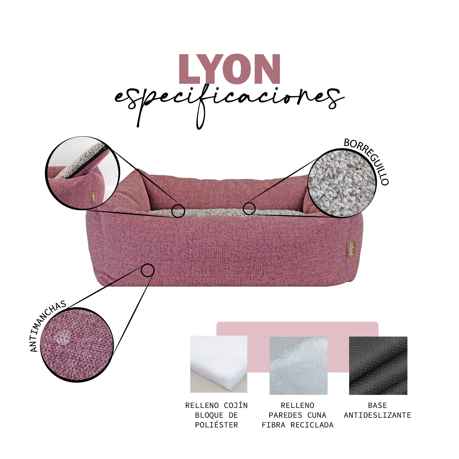 Lyon - Cuna Cosmo Rosa YAGU