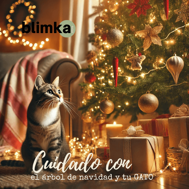 Cuidado con el Árbol de Navidad y tu Gato: Consejos para unas Fiestas Tranquilas