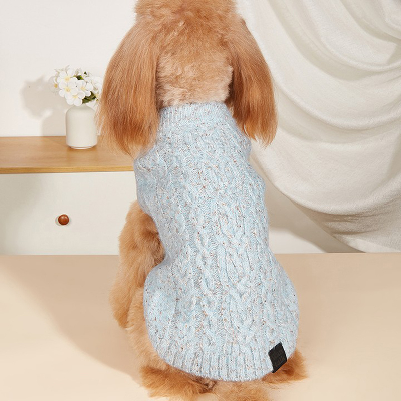 Cazy Azul - Suéter de Punto para Mascotas