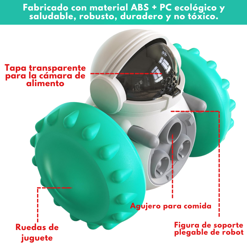 RoboTreat - Juguete Interactivo Dispensador para Mascotas