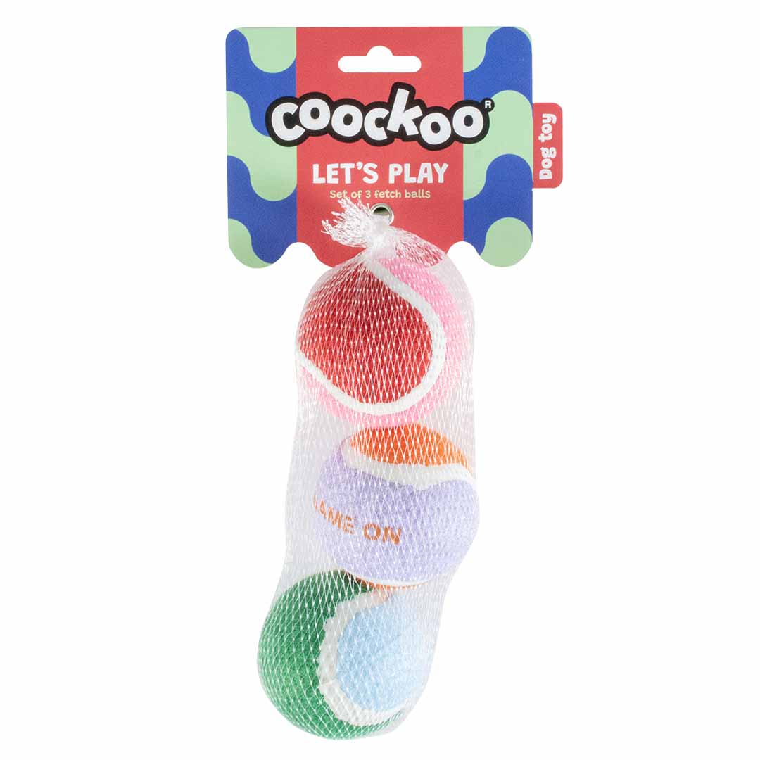 Set de Pelotas de Tenis LET'S PLAY - DogToy