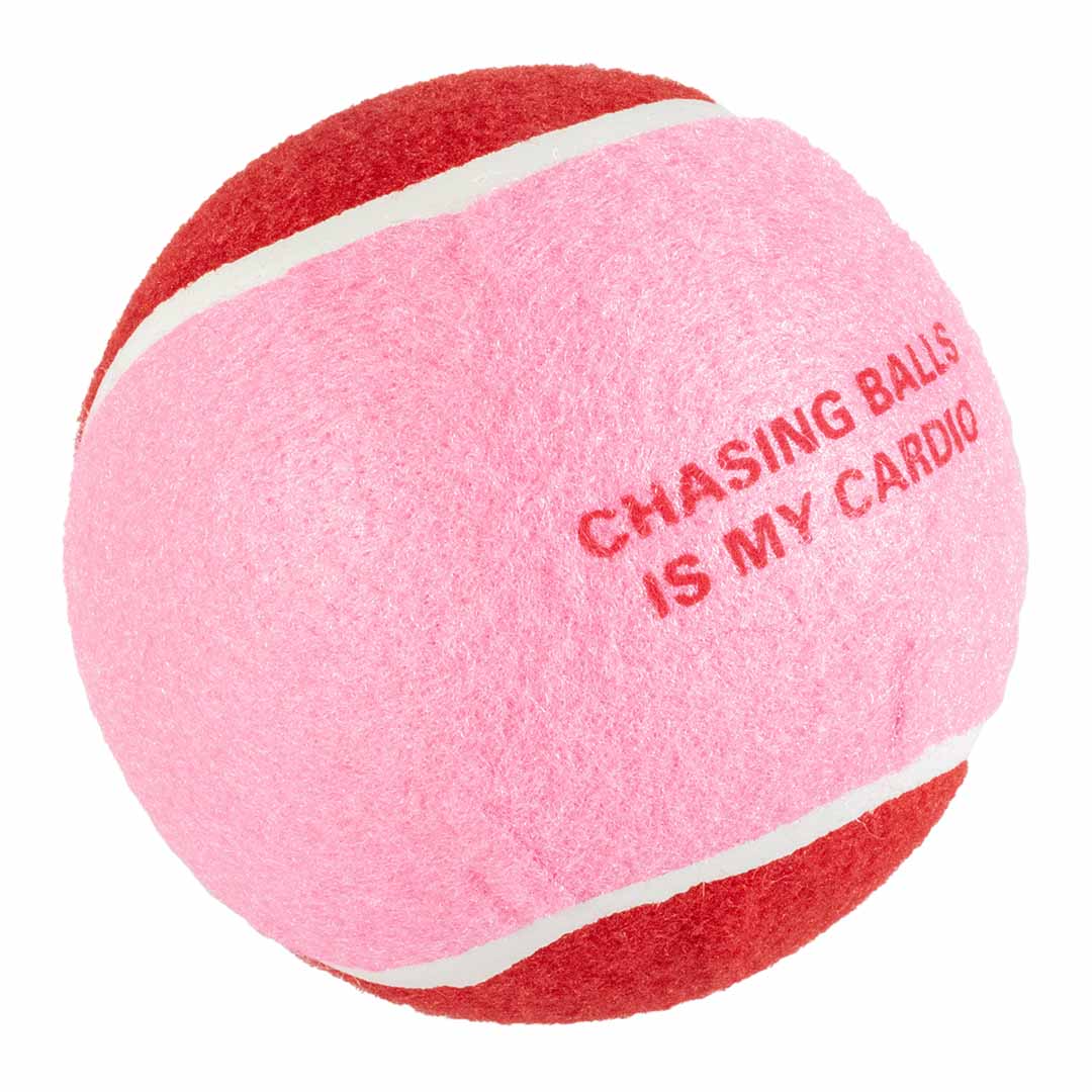 Pelota de Tenis CHASE ME - Rojo/Rosa - DogToy