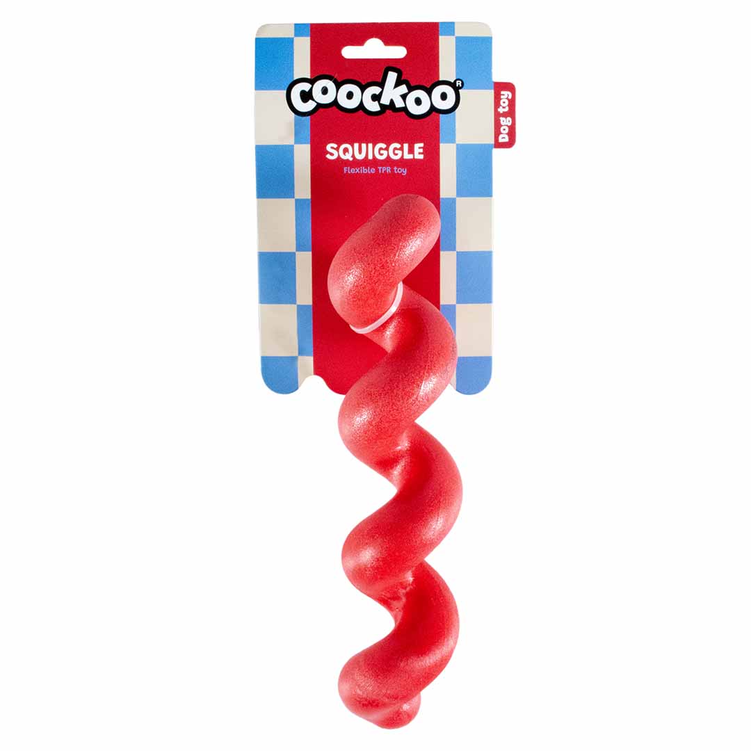 Juguete para Perros SQUIGGLE - Rojo - DogToy