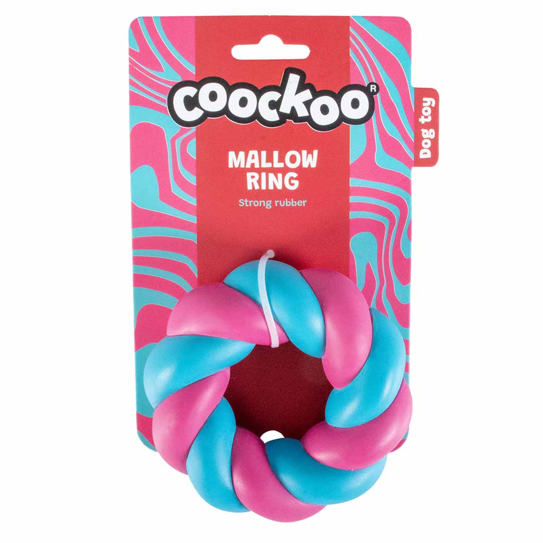 Juguete para Perros MALLOW RING - Rosa/Azul - DogToy