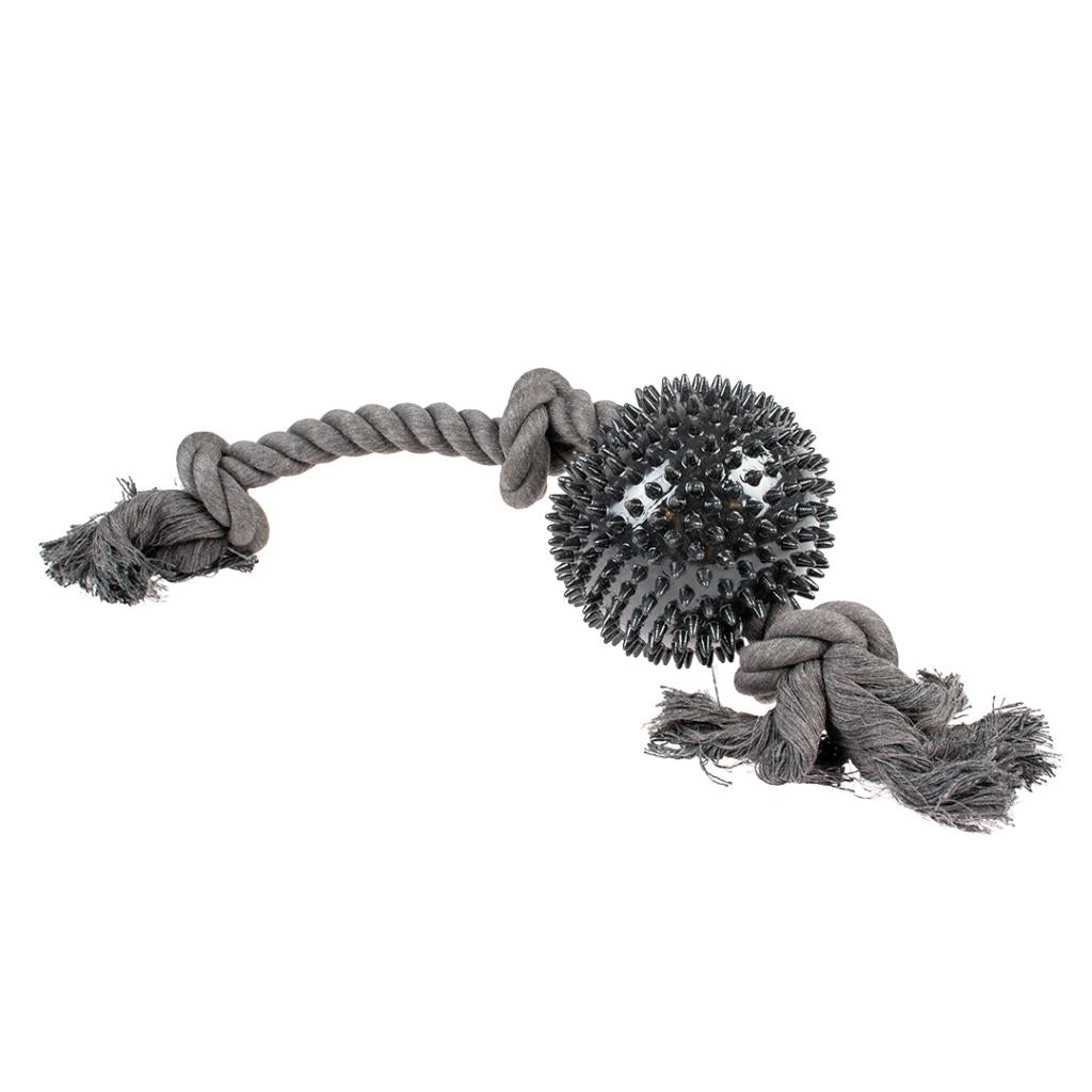 Duvo - ECO Cuerda 3 Nudos y Bola de Goma (11 cm)